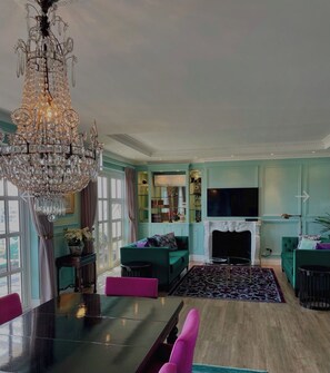 Apartment, 3 Schlafzimmer, barrierefrei, Raucher | Wohnzimmer