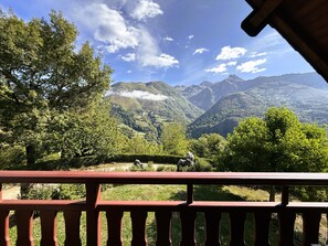 Property grounds - Charming gîte in Borce, view of the Pyrenees, calm and unspoilt nature. (BORCE)