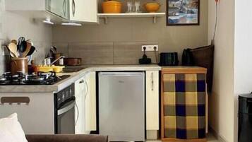 Réfrigérateur, micro-ondes, four, cafetière/bouilloire