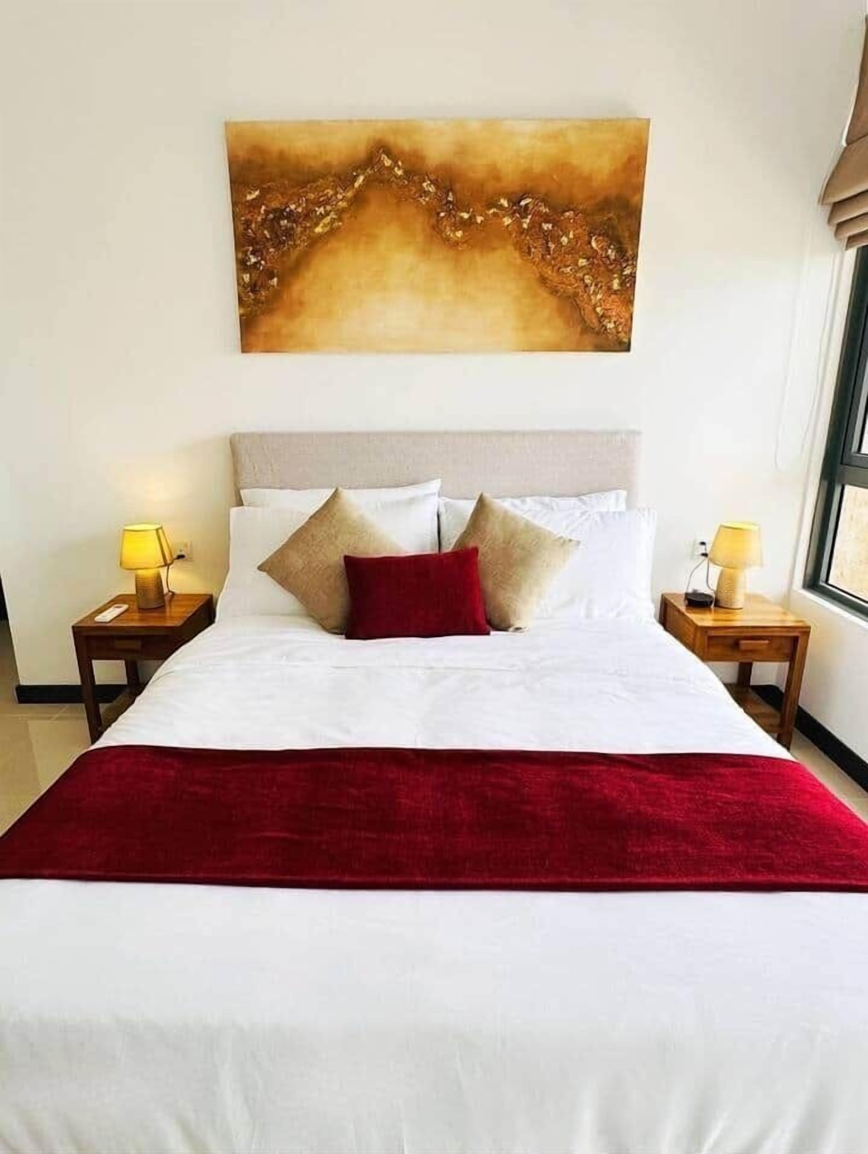 2 slaapkamers, een strijkplank/strijkijzer, wifi, beddengoed
