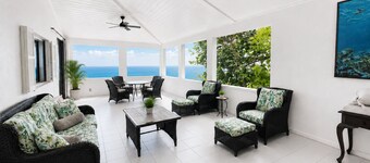 Charming, Hillside Villa with Ocean & Beach Views