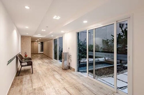 Beautiful beachfront apartment with unobstructed ocean views, pool, and sauna.