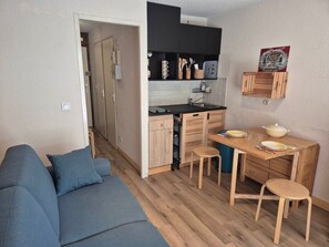 TV - Studio, pets allowed - 2 guests (Valloire)
