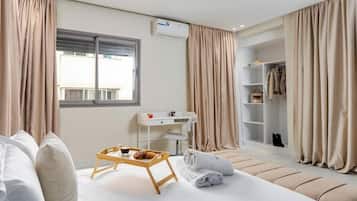 Appartement Duplex, balcon, vue ville