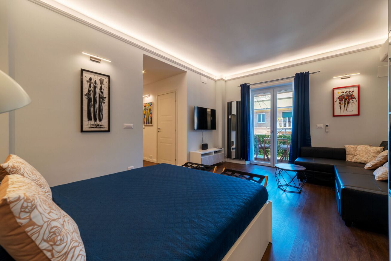 1 Schlafzimmer, Bügeleisen/Bügelbrett
