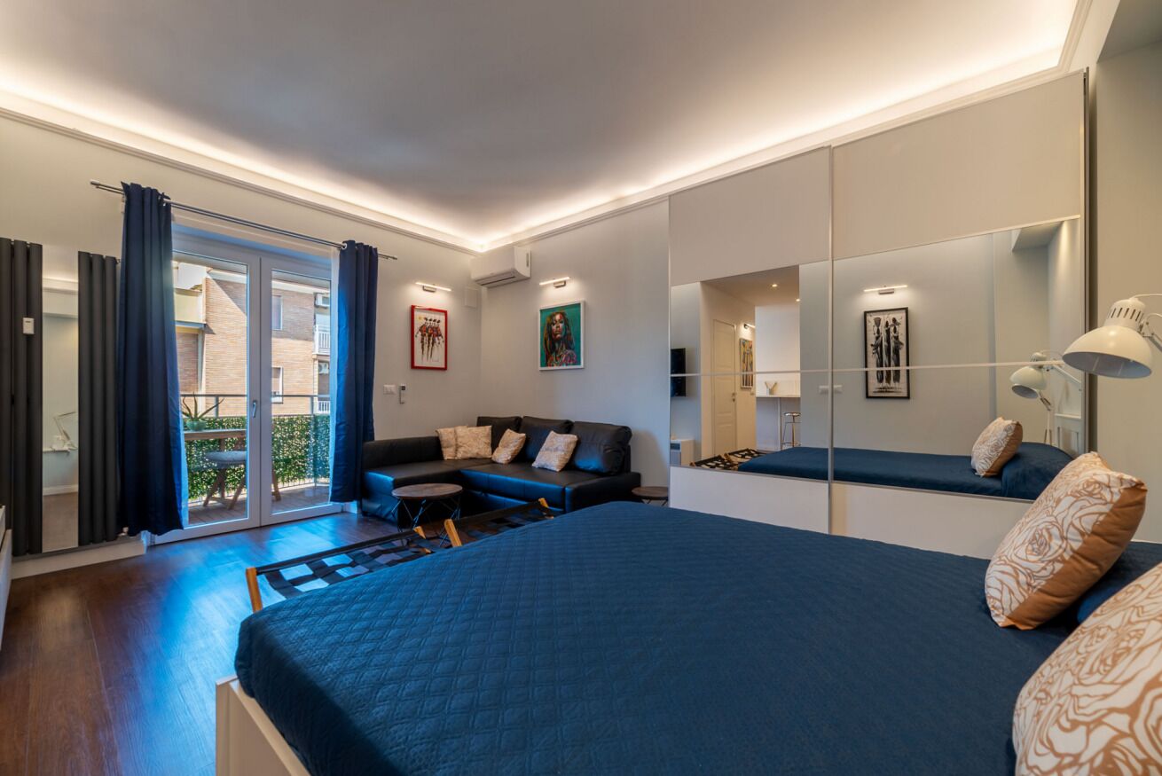 1 Schlafzimmer, Bügeleisen/Bügelbrett