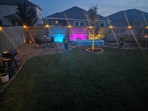 Outdoor dining -  Family Oasis  5BR Retreat • Loft • Nursery • Backyard Fun • Pets Welcome (Converse)
