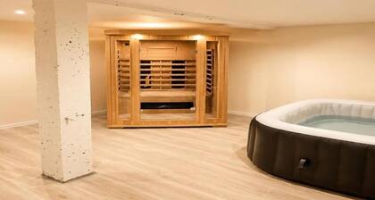 Spa et sauna , studio rénové à 5 min du centre historique