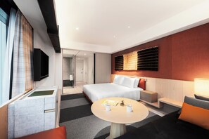 Chambre Deluxe, 1 très grand lit et 1 canapé-lit
