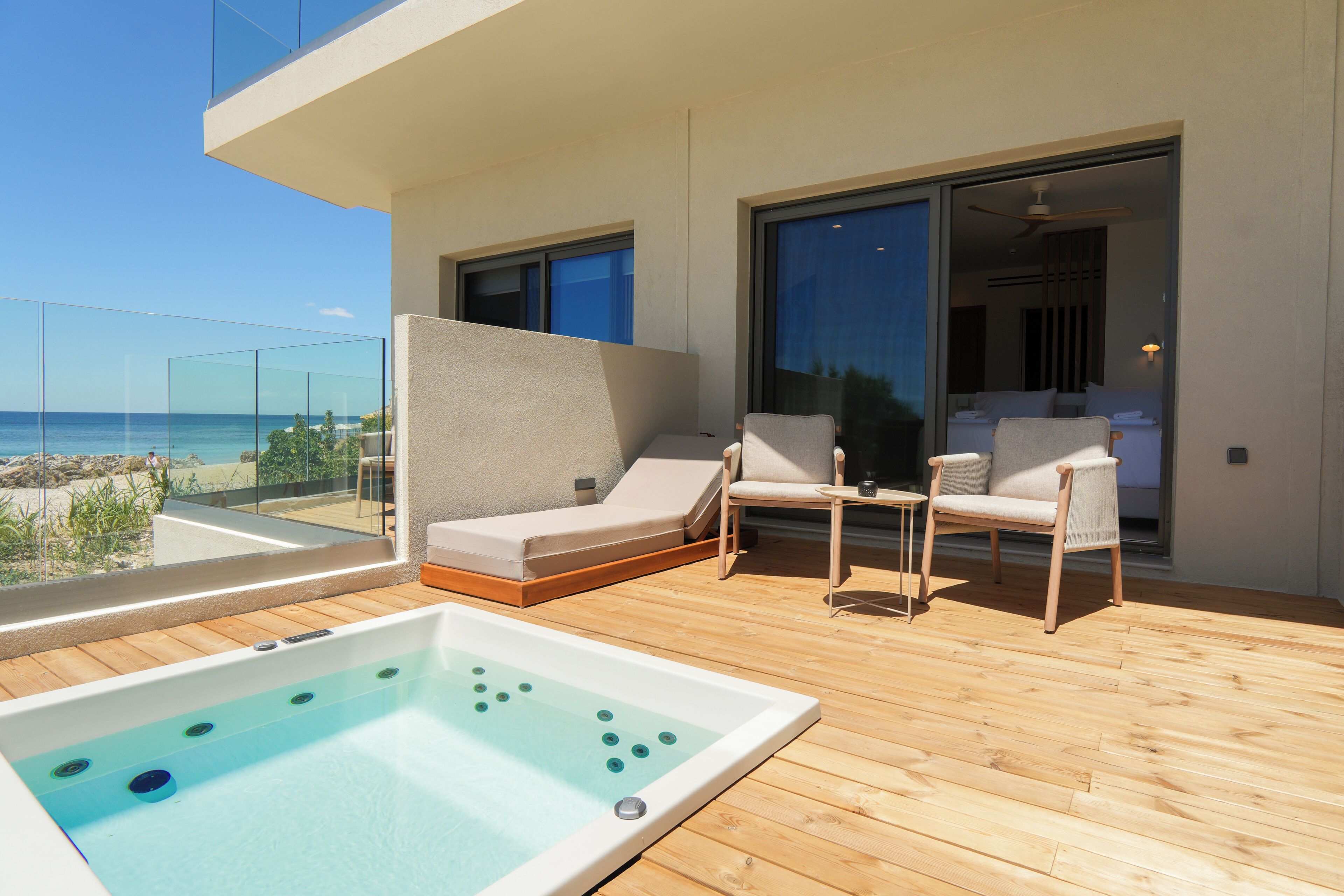 Superior Double or Twin Room, Sea View | Teres/patio