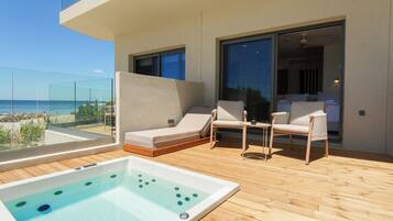 Superior Double or Twin Room, Sea View | Teres/patio