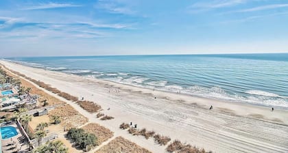2BR Oceanfront Full Kitchen free Waterprk sleeps 7