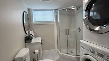 Shower, hair dryer