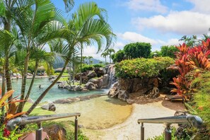 Property grounds - NEW! Hanalei Bay Resort | Pools & Waterfall Views! (Princeville)