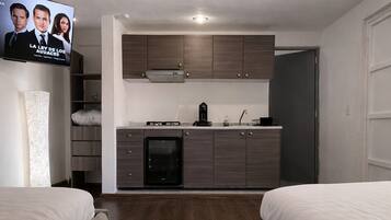 Desk, laptop workspace, free WiFi