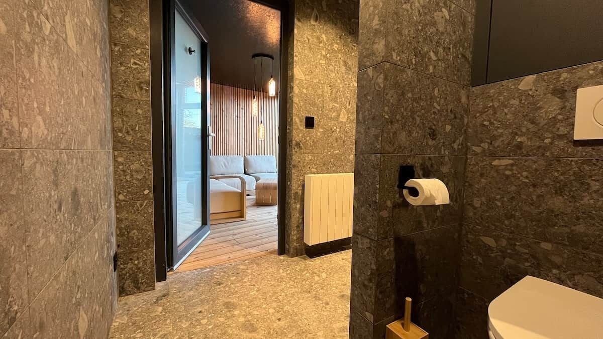 Towels, soap, toilet paper