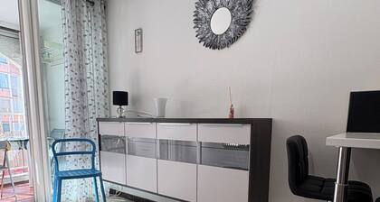 Studio 4 pers, centre Cap D'Agde,Plage à 5min