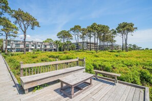 Terrace/patio - Ocean Club 11 Oceanfront
BRAND NEW to rental market
Steps to Beach/Pool/Coligny (Hilton Head Island)