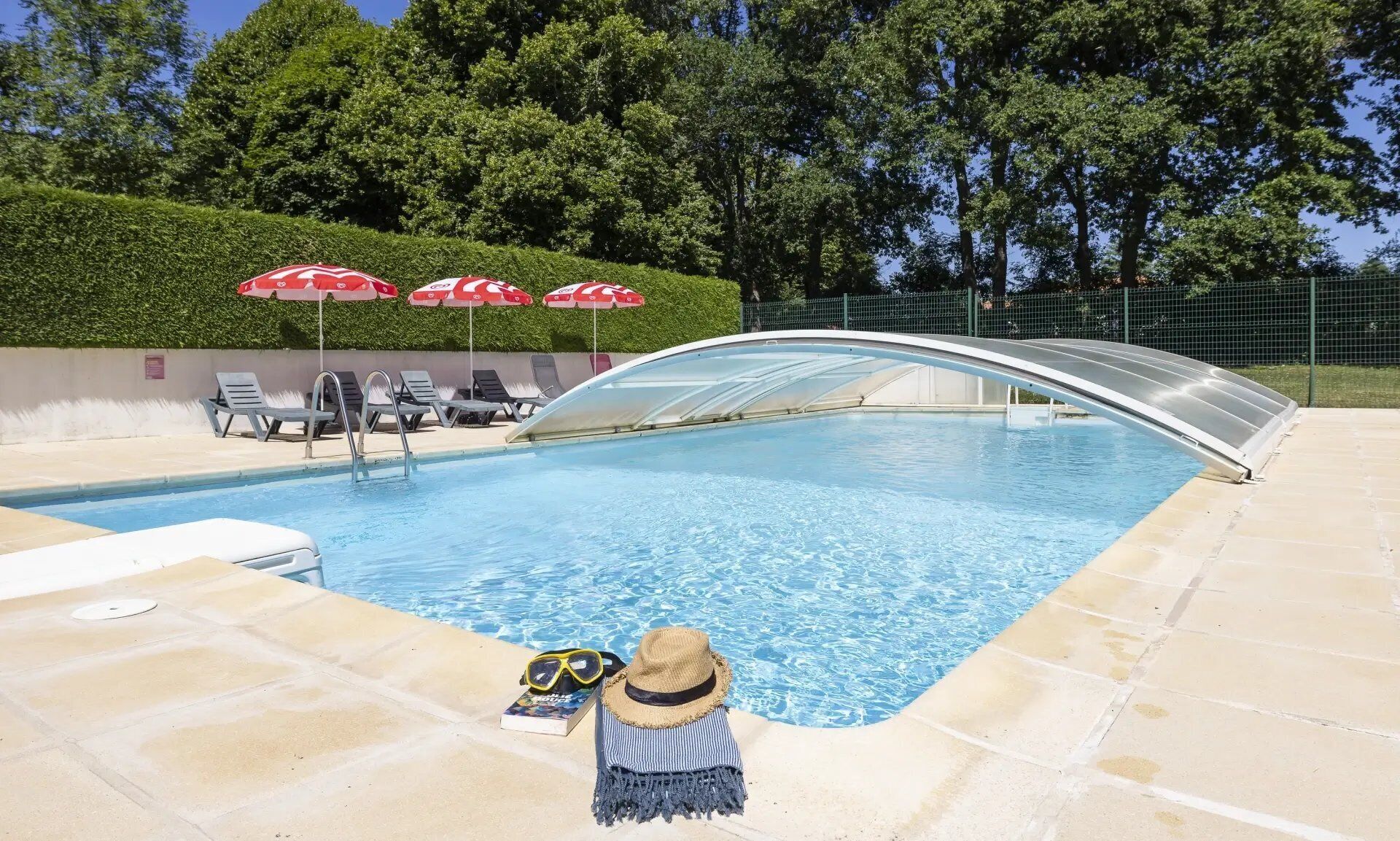 Indoor pool, a heated pool