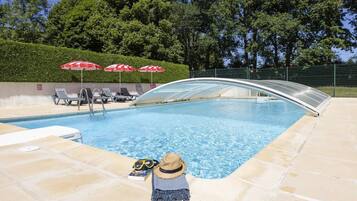 Indoor pool, a heated pool