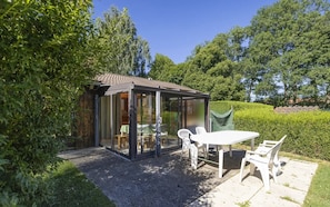 Outdoor dining - Chalet 3 étoiles - Piscine  - ccbgb0b (Loubeyrat)