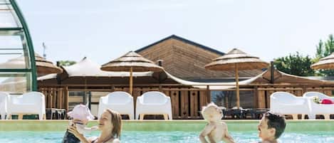 Indoor pool, a heated pool