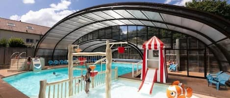 Indoor pool, a heated pool