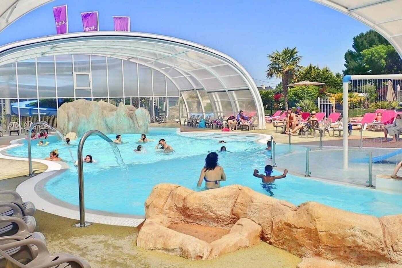 Piscine couverte, piscine chauffée