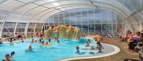 Indoor pool, a heated pool