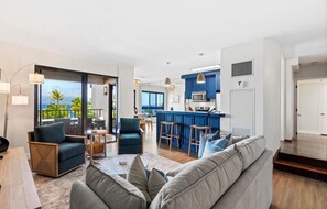 Condo, Ocean View (Unit 472) | Living area | Flat-screen TV
