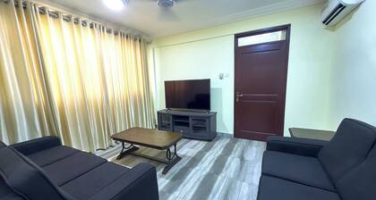 2-bedroom apartment in lovely Tema with cool AC