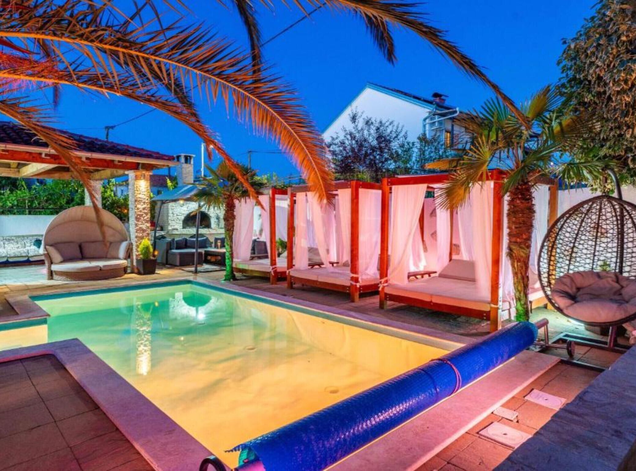 Una piscina climatizada