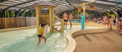 Indoor pool, a heated pool