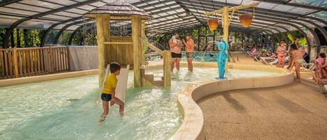 Indoor pool, a heated pool