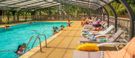 Indoor pool, a heated pool