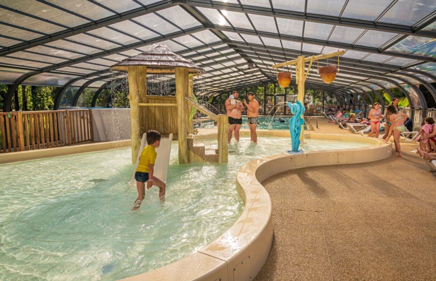 Indoor pool, a heated pool