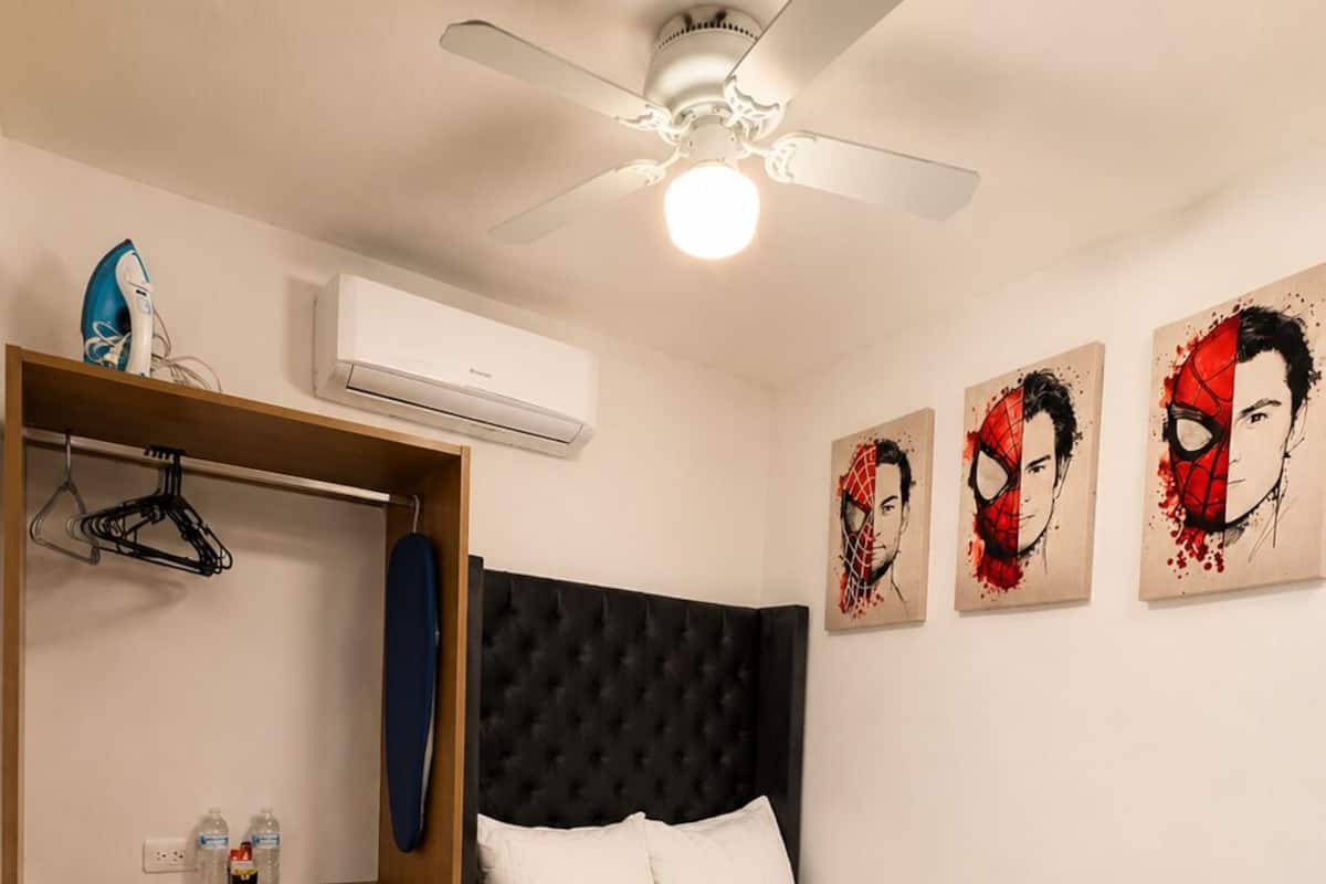Barrio Inn Morelos - #22 cama individual | 미니바, 다리미/다리미판, 무료 WiFi, 침대 시트