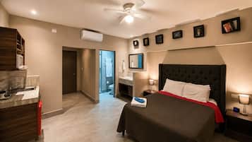 Barrio inn Morelos - Suite #2 | Minibar, tabla de planchar con plancha y wifi gratis