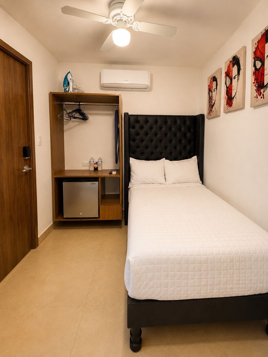 Barrio Inn Morelos - #22 cama individual | Minibar, tabla de planchar con plancha, wifi gratis y ropa de cama 