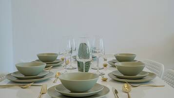 Apartment, Private Bathroom, Canal View | Dining
