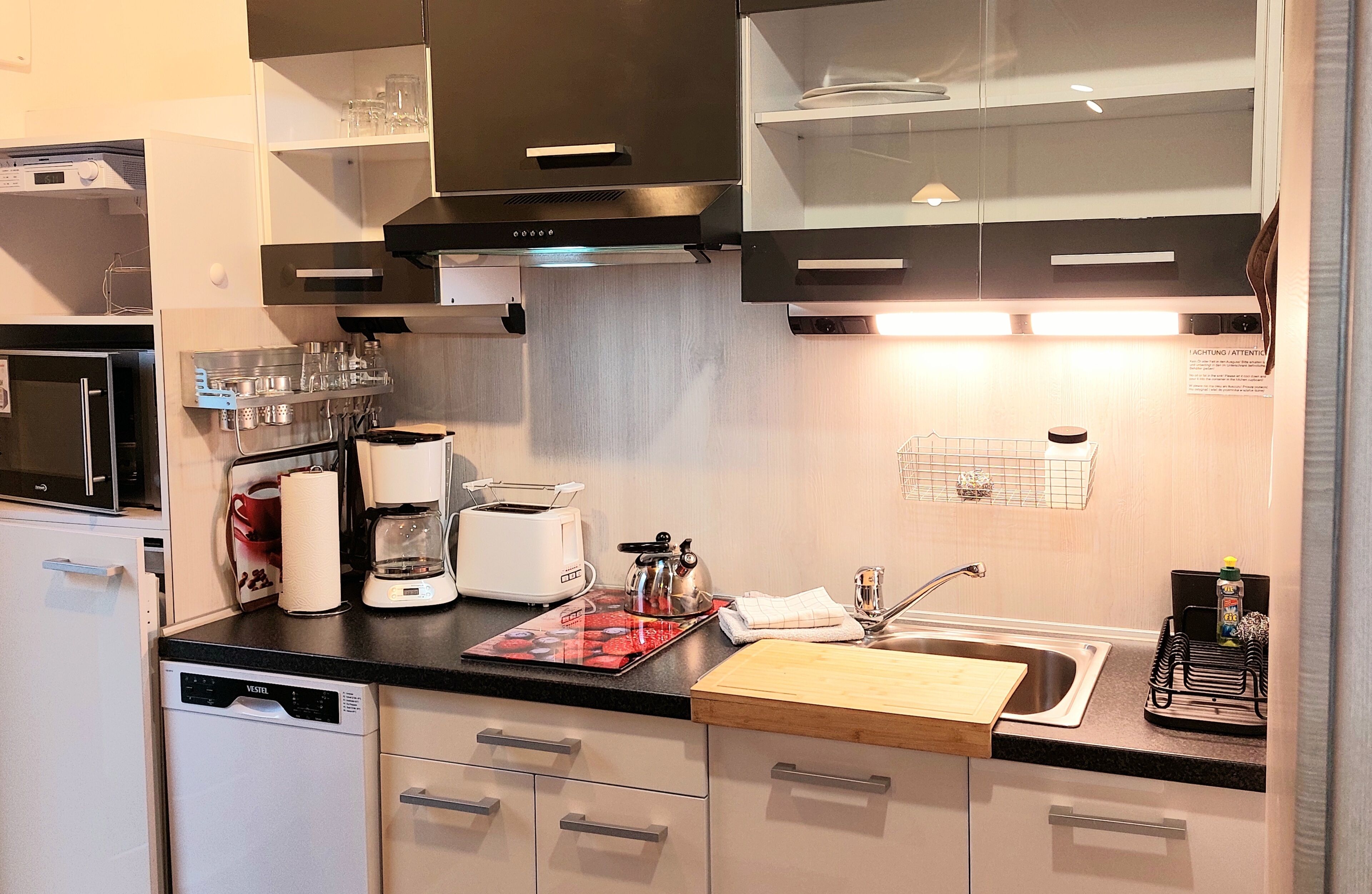 Comfort Apartment, Garden View | Private kitchen