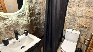 Towels, soap, toilet paper