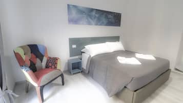 1 bedroom, travel crib, WiFi, bed sheets