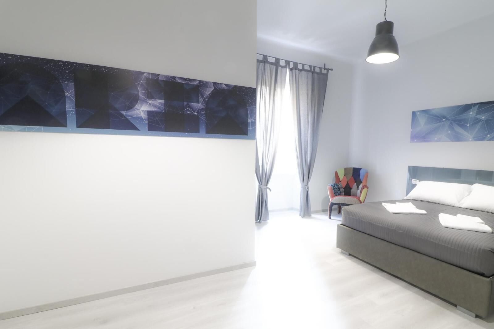 1 bedroom, travel crib, WiFi, bed sheets