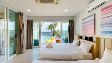 Villa, Balcony, Beach View | Desk, laptop workspace, iron/ironing board, free WiFi