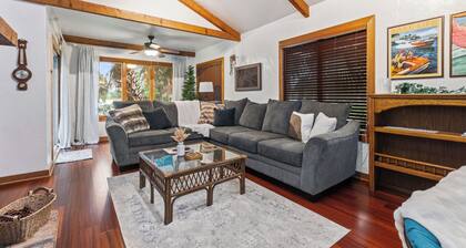 "Chalet" lake house/walking path/fenced yard/dock