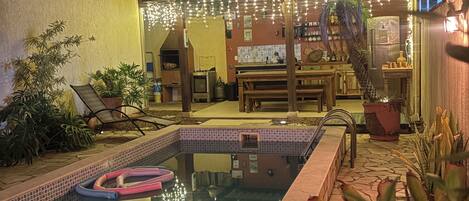 Comfort Suite, Air conditioning, Poolside | Pool | Indoor pool, pool loungers