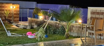 Quiet villa in Bizerte with a pool, 3 bedrooms, sleeps 10