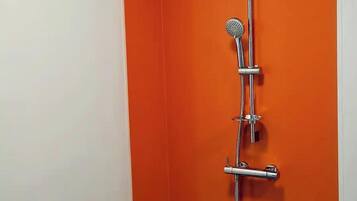 Shower, hair dryer