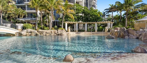 Piscine intérieure, piscine extérieure